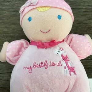 Child of Mine by Carters Pink Baby Doll My Best Friend Giraffe Plush Stuffed Toy